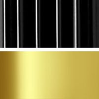 ブラック／ゴールドメッキ