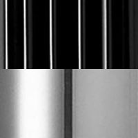 ブラック／ステンレスサテン