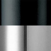 ブラック／ステンレスサテン