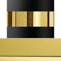 ブラック／ゴールドメッキ／ゴールドメッキ