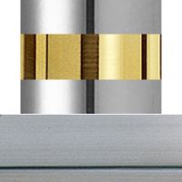 ステンレスサテン／ゴールドメッキ／ステンレスサテン