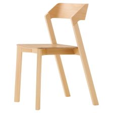メラーノ スタッキングチェア クッション無し」アルティの木製椅子