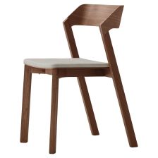 木製座面のスタッキングチェア ダイニングチェア 椅子 クッション ダイニング スタッキング