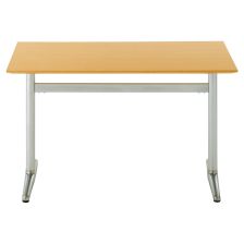 タブラテーブル 突板天板 対立脚