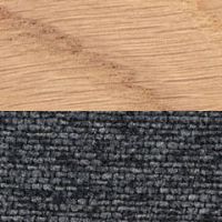 ナチュラル/チャコールグレー