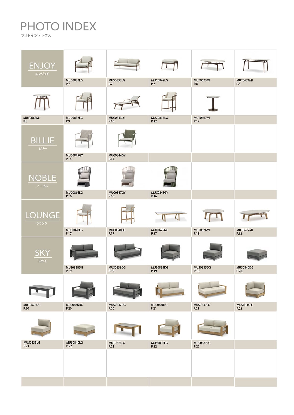 COUTURE jardin カタログ P3