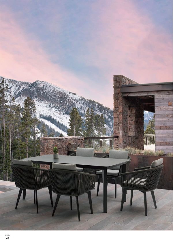 ディーバ レクタングルダイニングテーブル MUT0694DGのカタログ画像-2