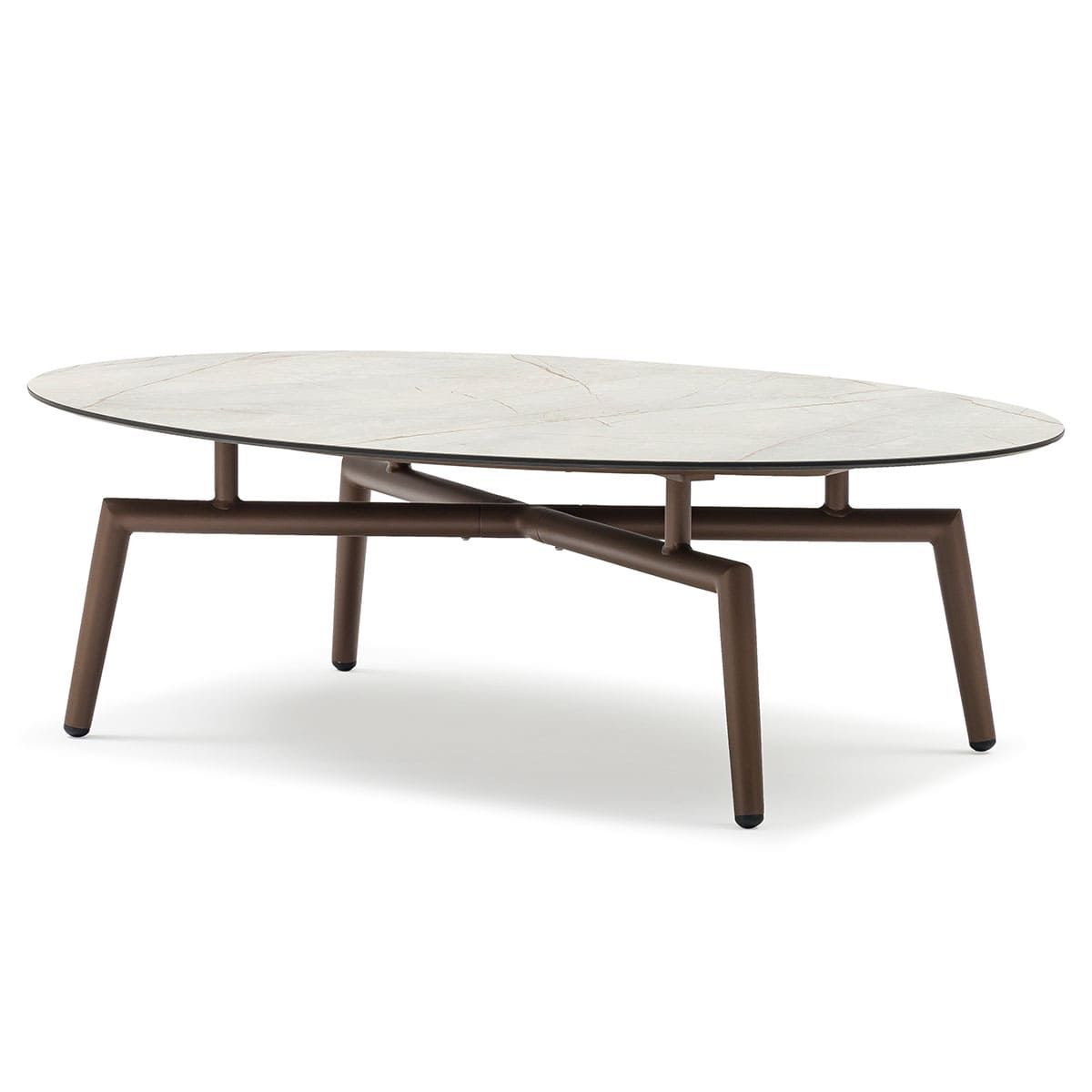 エンジョイ オーバルコーヒーテーブル MUT0673MI-画像1