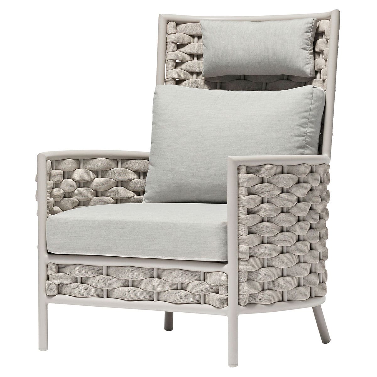 ループ ハイバックアームチェア MUS0855GY-画像1