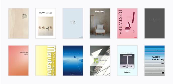 「業務用家具カタログ」ページのバナー画像