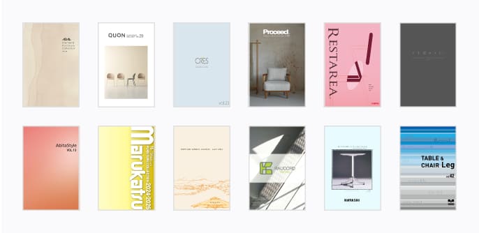 「業務用家具カタログ」ページのバナー画像