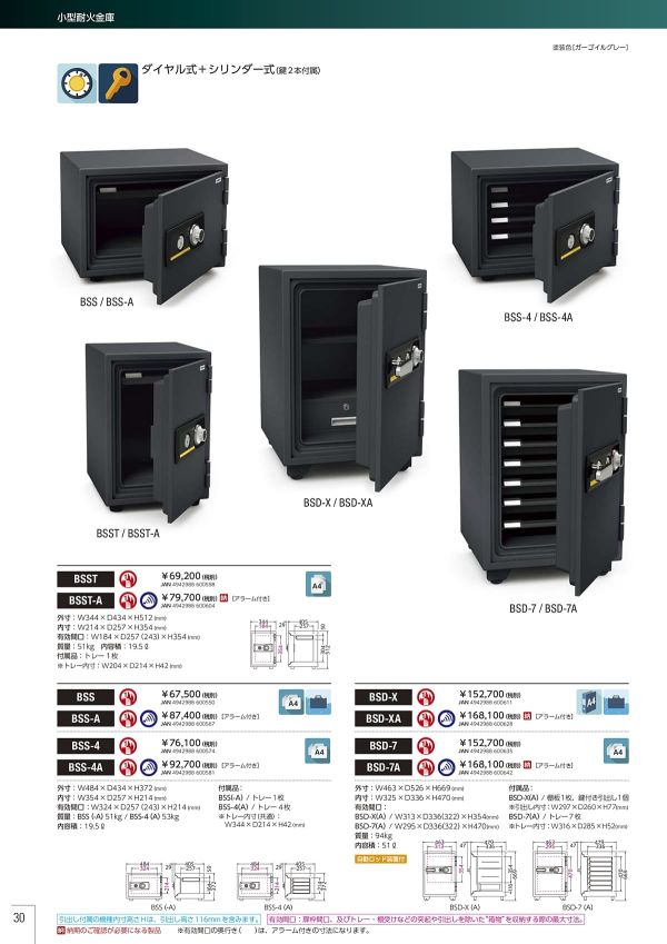 スタンダード BSS-4A ダイヤル式 (警報装置付)のカタログ画像-1