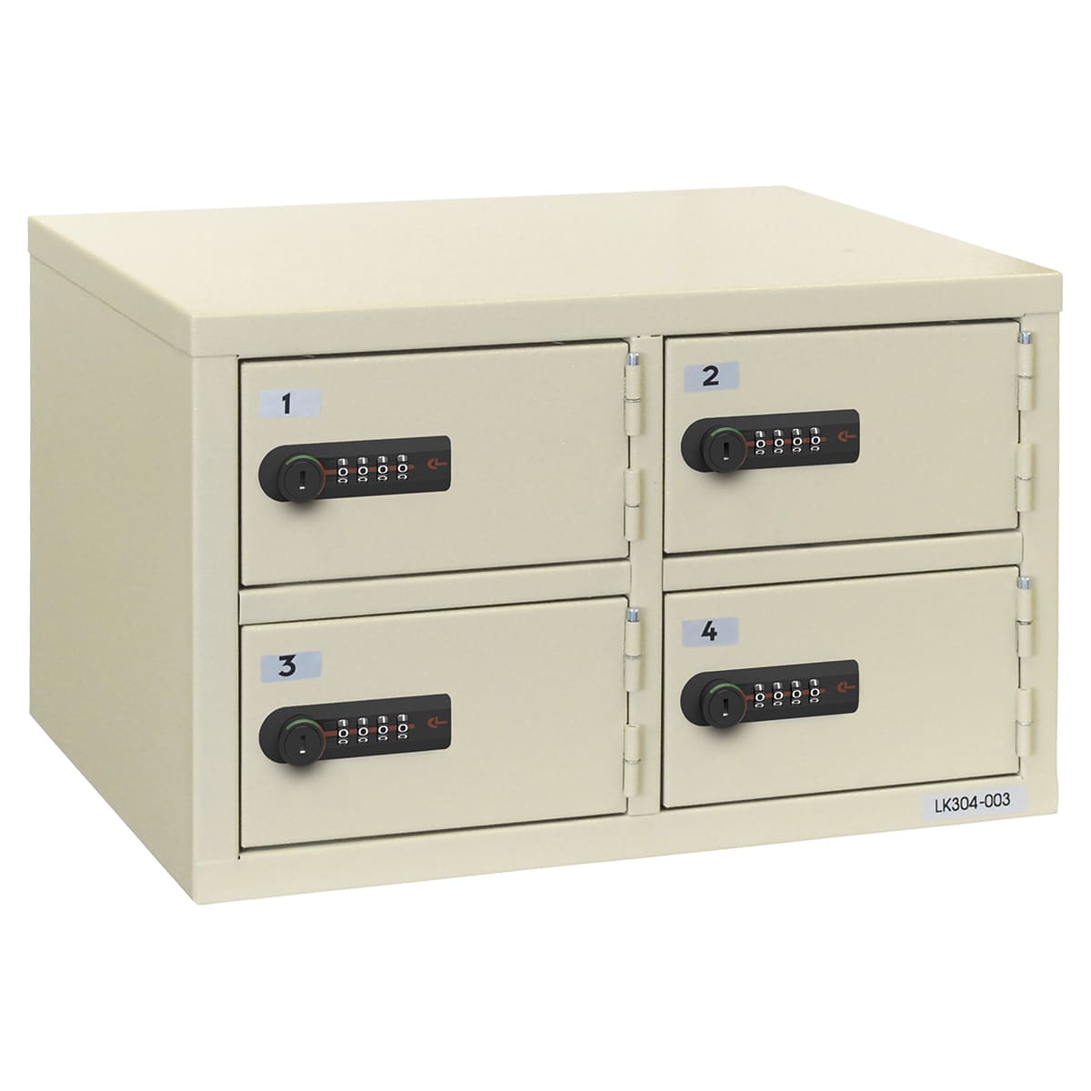 LKロッカー 2列2段 4人用 LK-304N-画像1