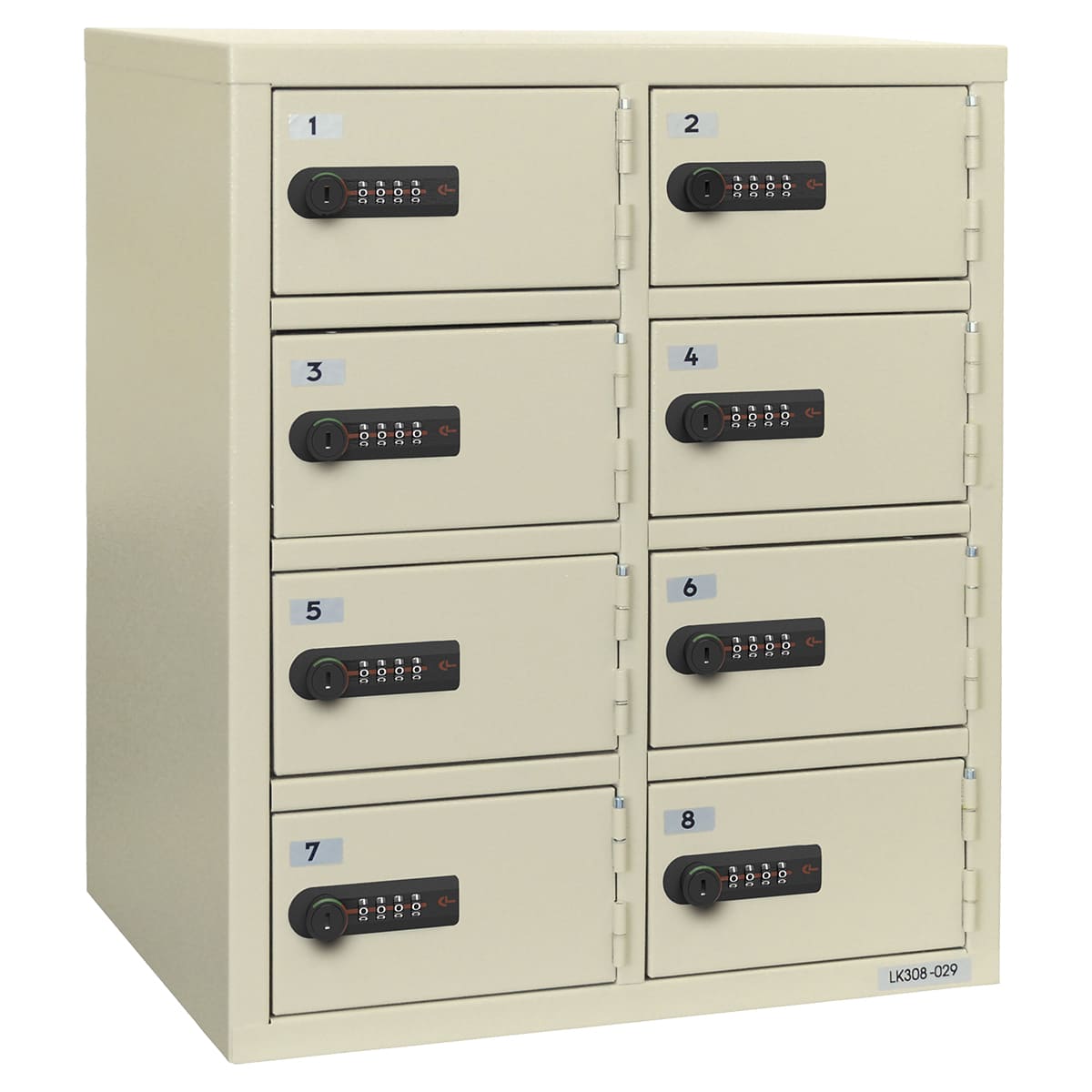 LKロッカー 2列4段 8人用 LK-308N-画像1