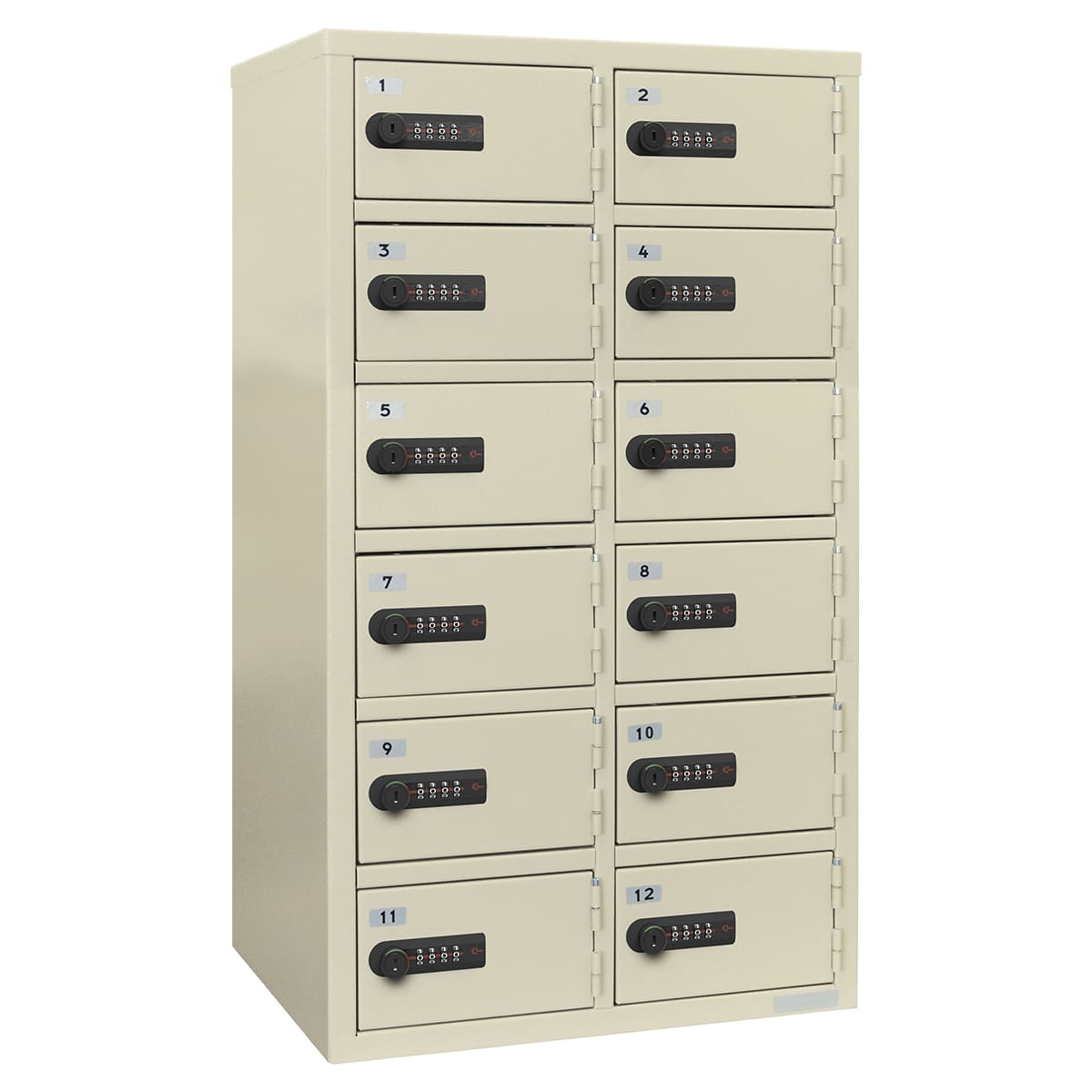 LKロッカー 2列6段 12人用 LK-312N-画像1