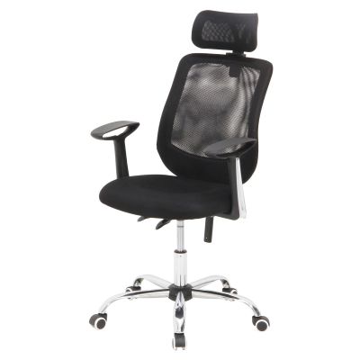 オフィスチェア ヘッド付 アンテロープ HLC-1255F BK