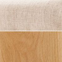 ベージュ／ホワイトオーク