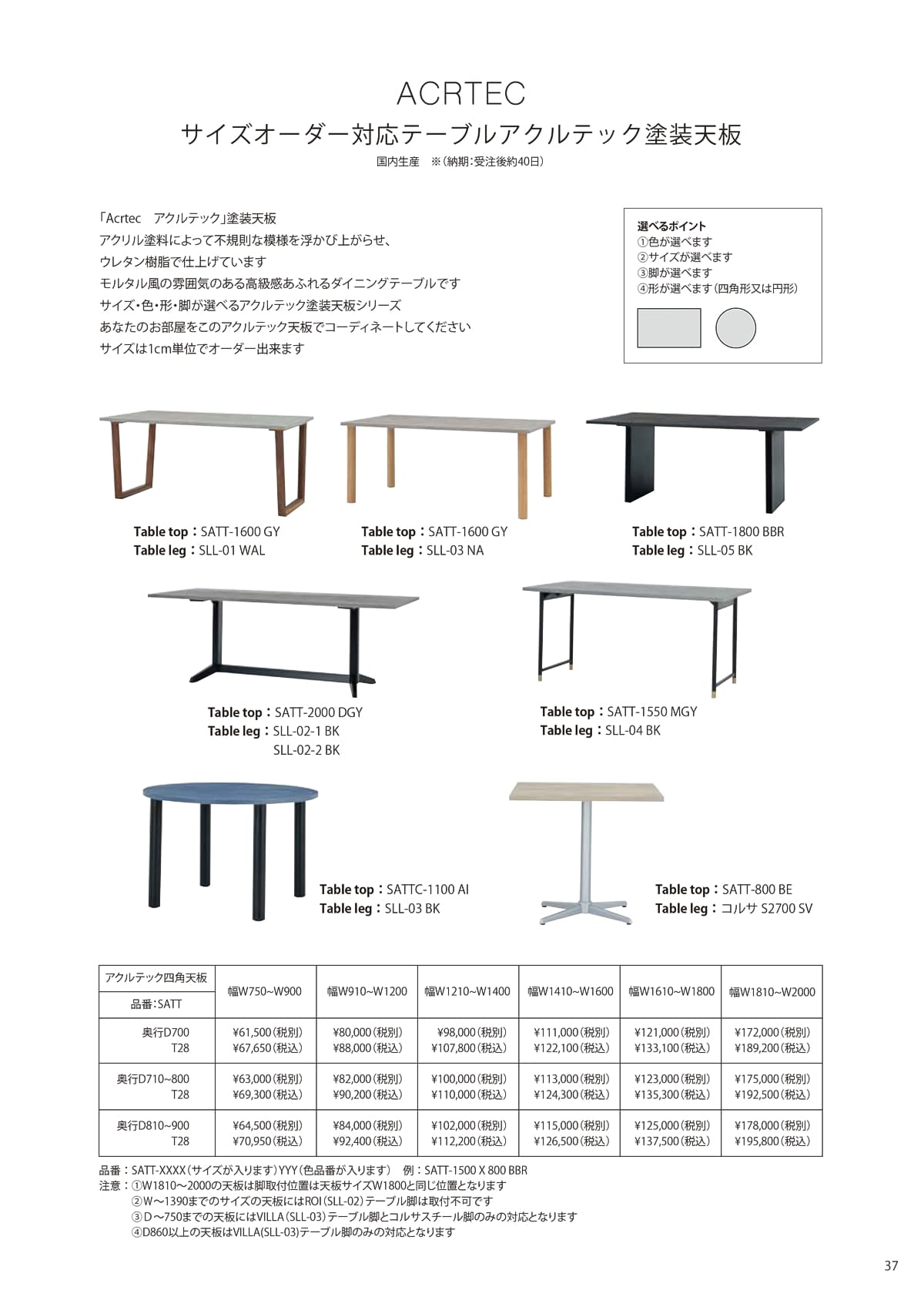 ジェイ・ティーカンパニー（J.T COMPANY）カタログ P36 P37