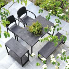 Simpleベンチ STK-010 SR D」かねみつ漆器店のベンチ