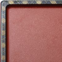 朱石目  ふち絵つき