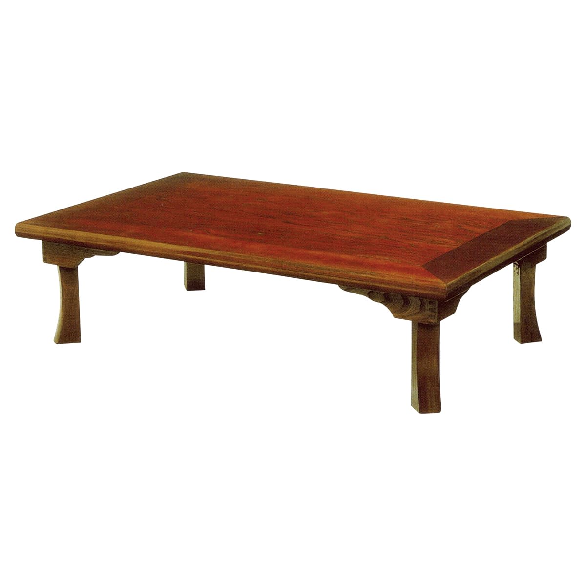 セン突板 京脚 座卓 折脚 ZT-110-画像1