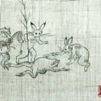 戯れ（鳥獣戯画）