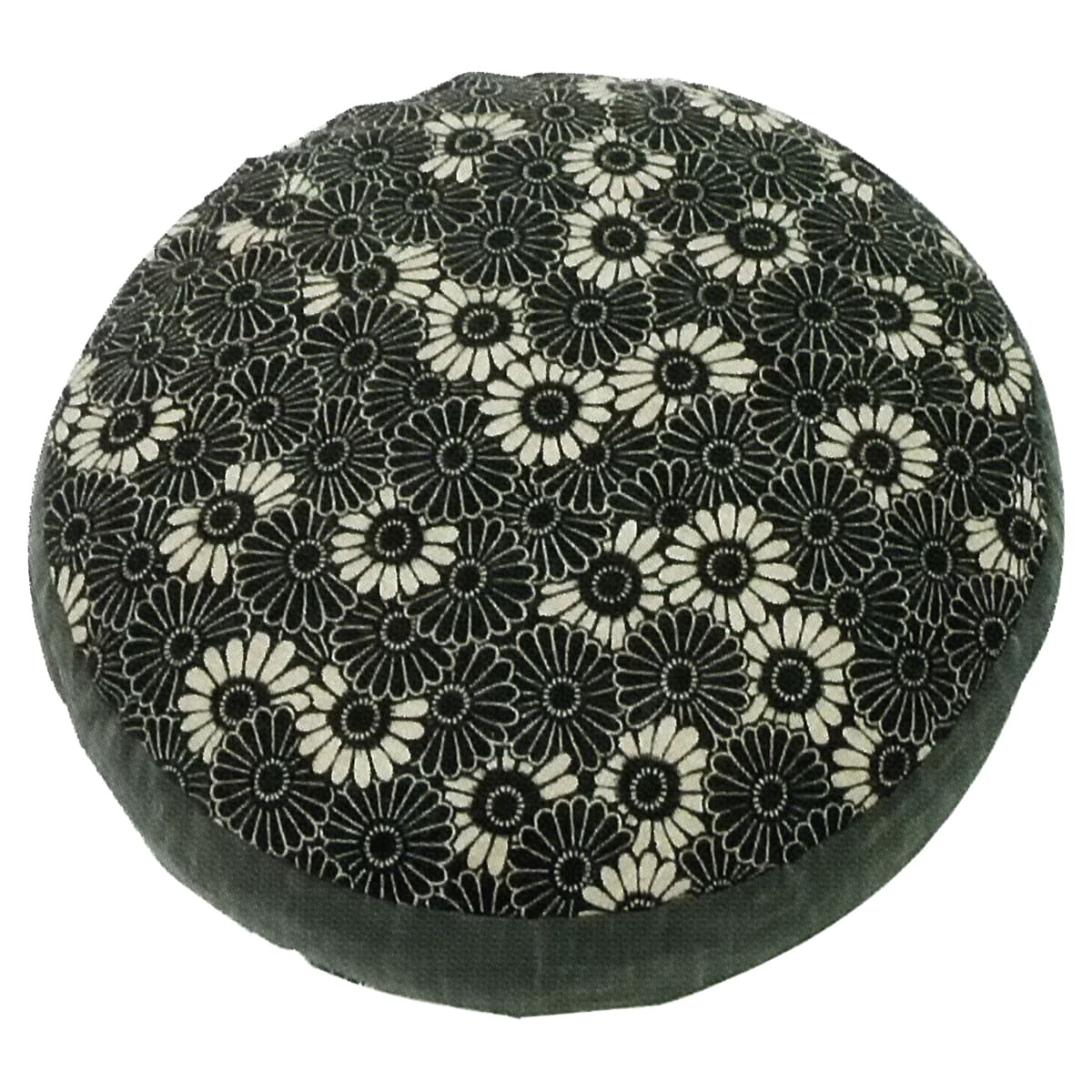 円筒ビーズ 菊づくし 座布団 φ44-画像1