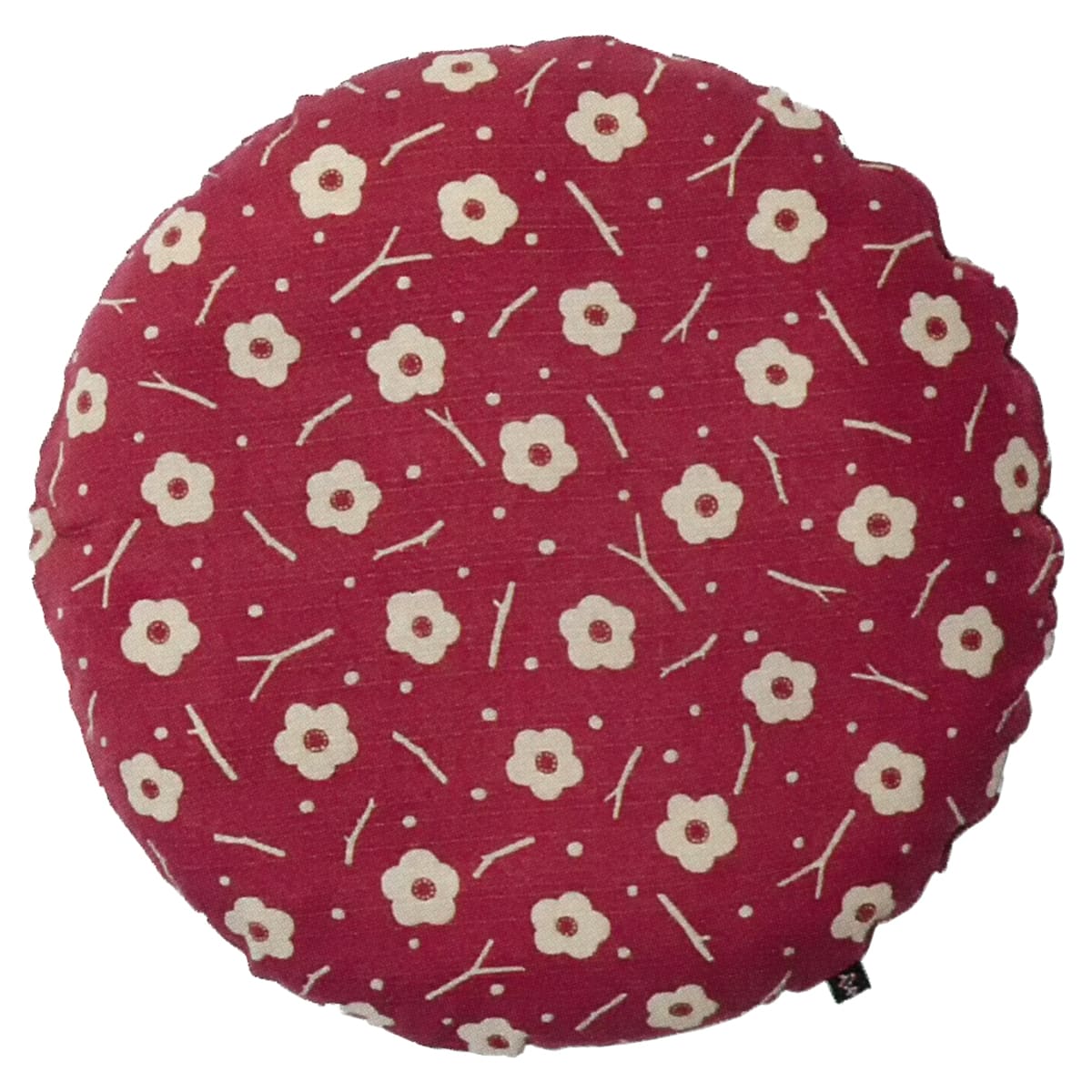 高級座布団（鱗権太夫文柄）５枚-B（5枚/20） 円座布団 柄 梅 φ47」工夫庵の座布団