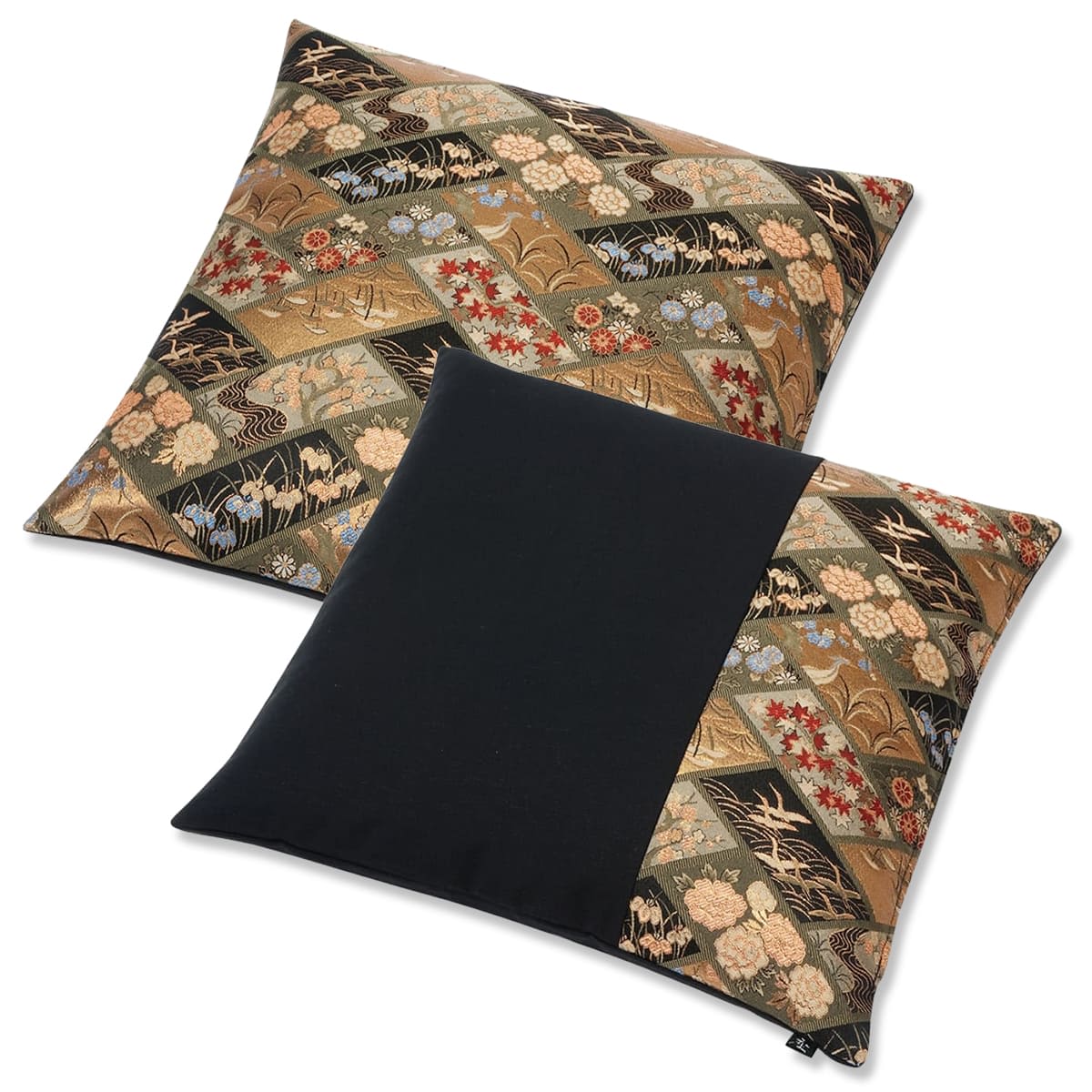 西陣の紋織 四季彩々 小座布団 45×45-画像1