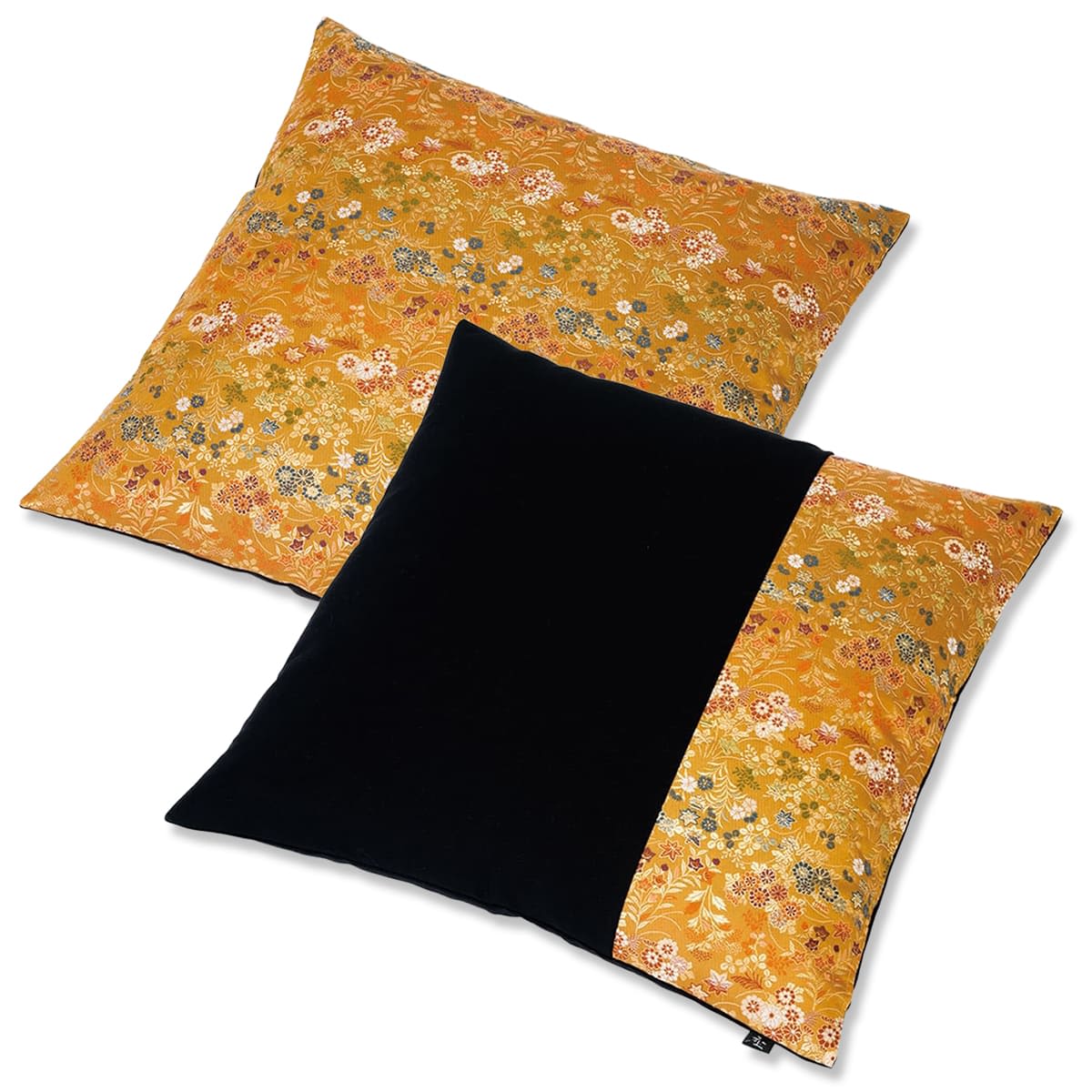 西陣の紋織 草花 小座布団 45×45-画像1