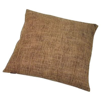 柿渋染 万筋 小座布団 45×45