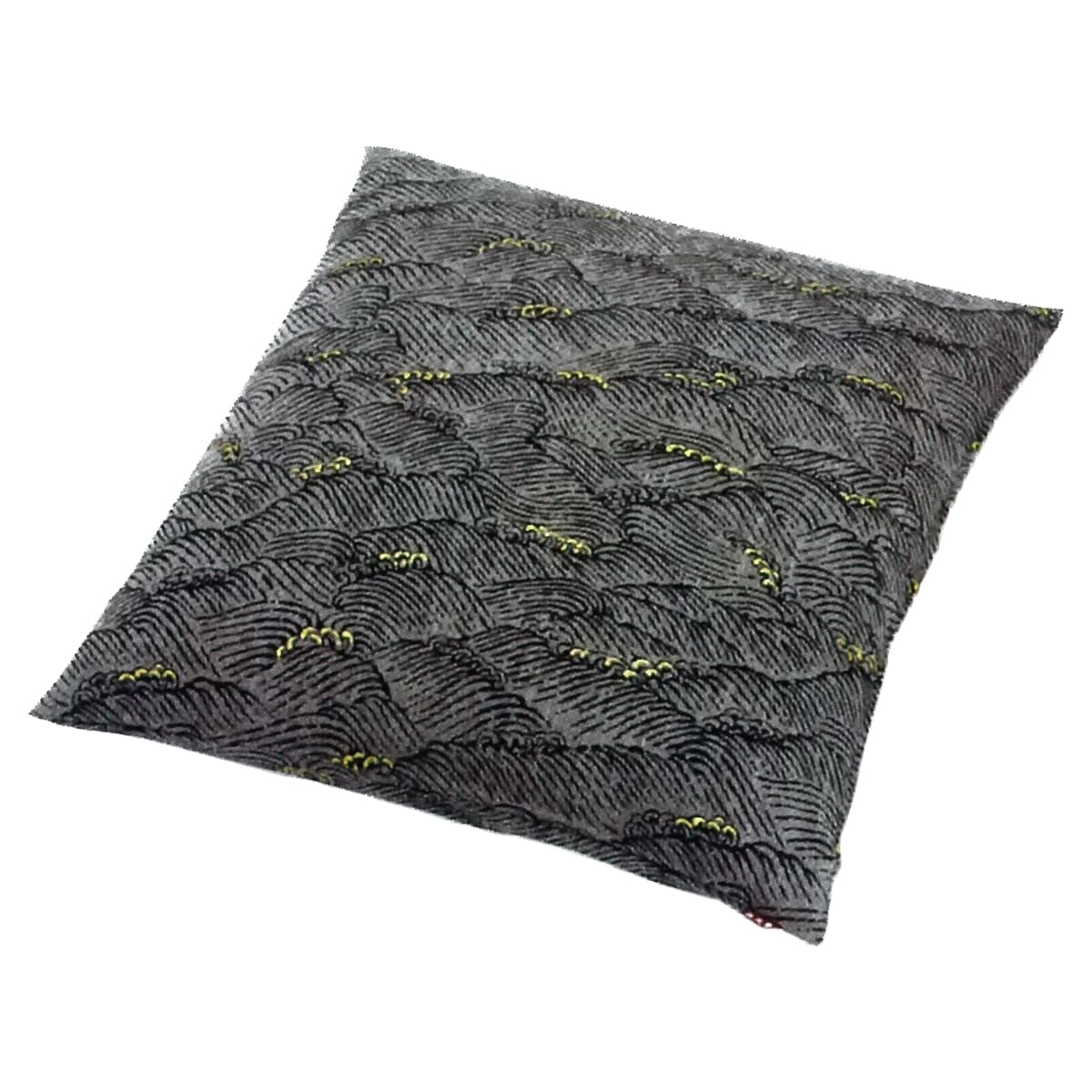 墨先染 白波 座布団 55×59-画像1