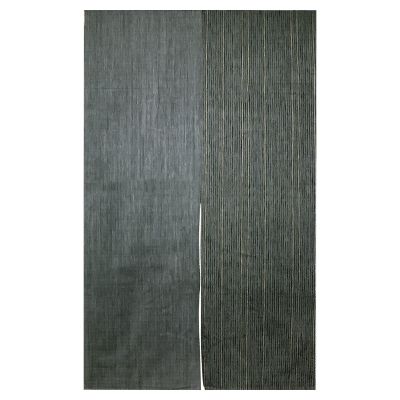 墨先染 のれん 千筋（墨） NKH0095KS