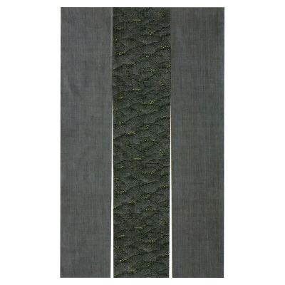 墨先染 のれん 白浪 三連（墨） NKH1015KS