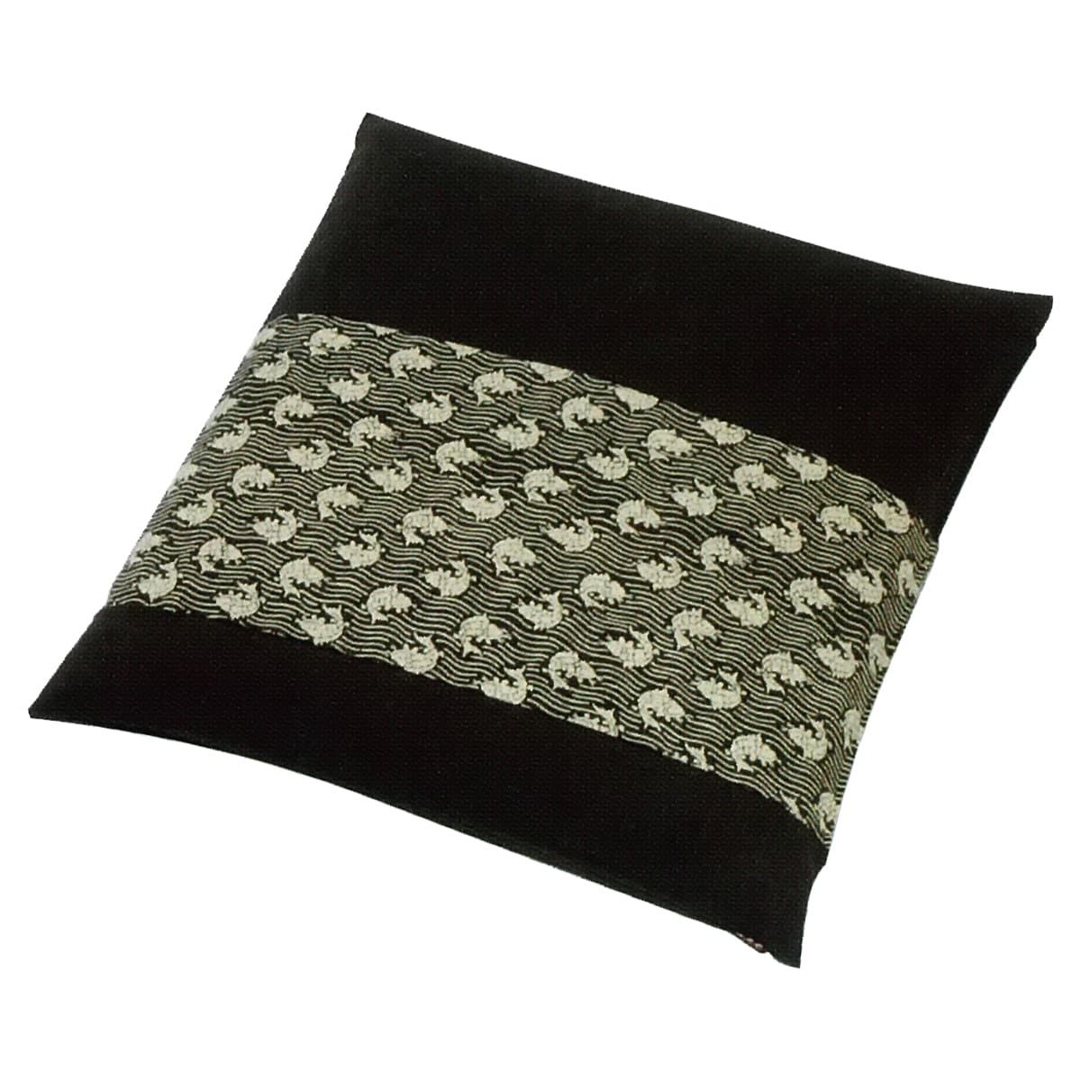 響きあい 荒磯パッチワーク 座布団 55×59-画像1