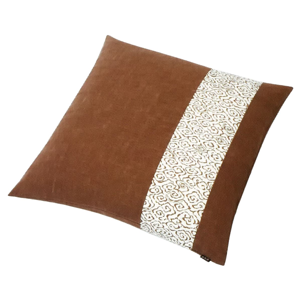 響きあい 巻雲パッチワーク 座布団 55×59-画像1