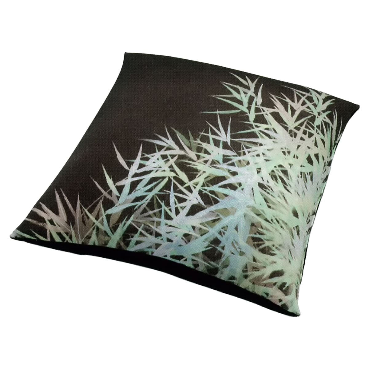 ちりめん 笹 座布団 59×63-画像1