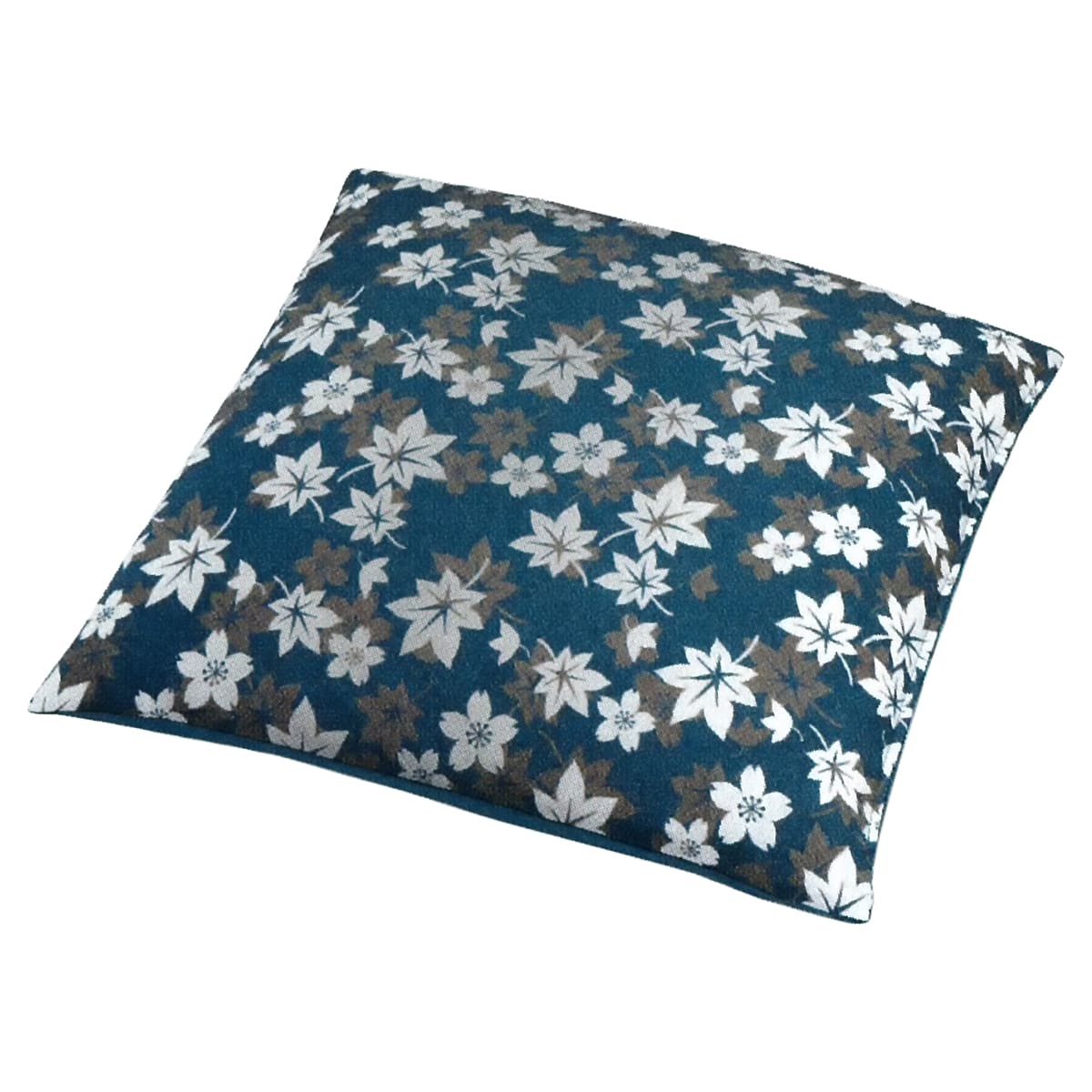 ちりめん 紅葉桜 座布団 65×69-画像1