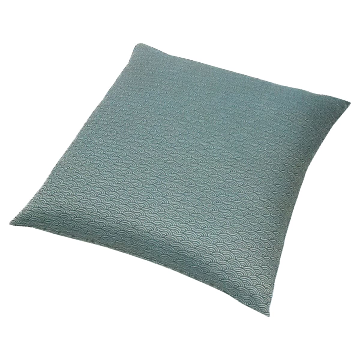 紬織り 青海波 座布団 50×50-画像1