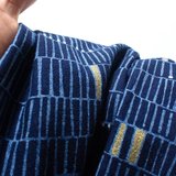 藍染柄のれん 4蓮 総柄（藍） NID310BI｜工夫庵
