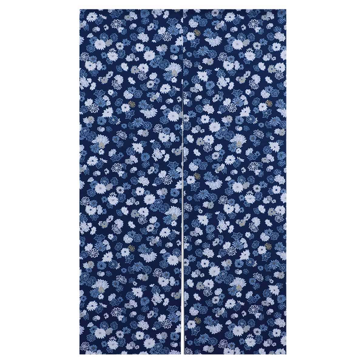 藍染のれん 輝花(きっか/藍) NID3018BI-画像1