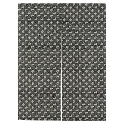 柄おぼろ のれん 荒磯（黒ねず） NOD8042KN