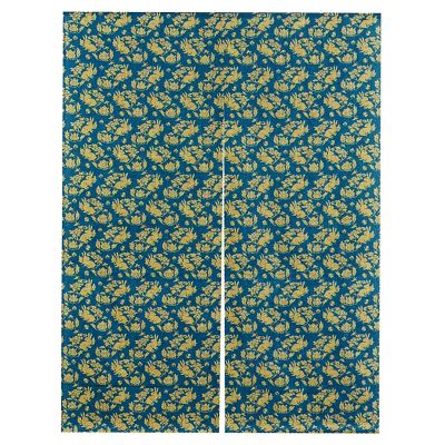 柄おぼろ のれん 野兎（ブルー） NOD8062BL