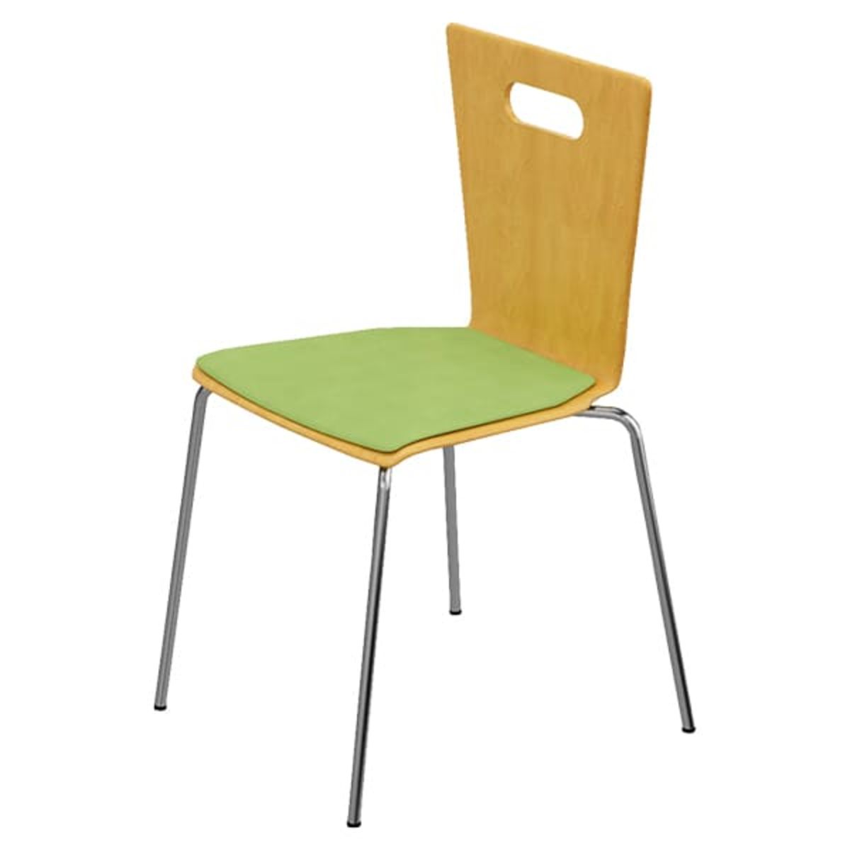 プライウッドチェア(座パッド付) お客様組立品-画像1