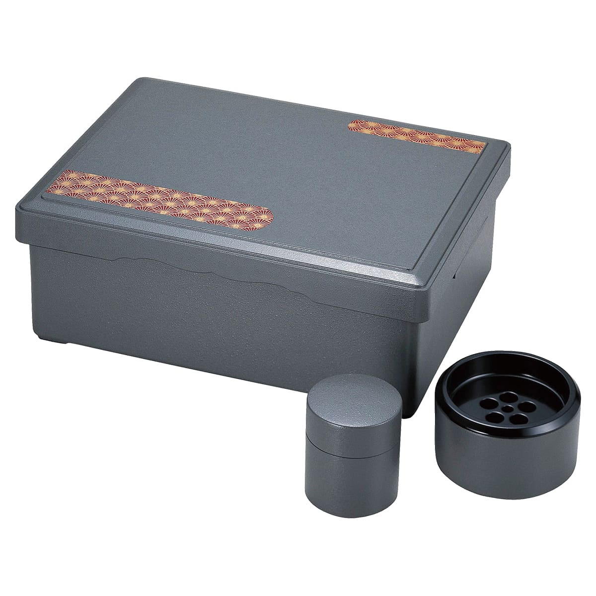 茶器セット グレー石目-画像1