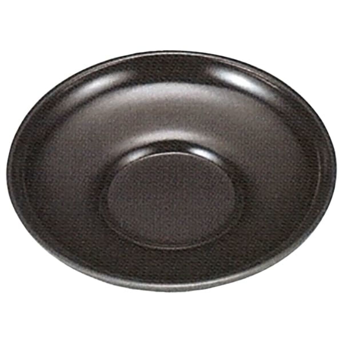 茶托 4寸 ダルマ 黒 R-61-12-画像1