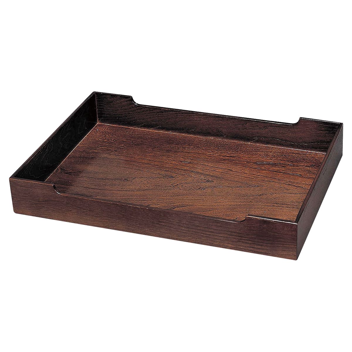 衣装盆 衣装盆 古代 ケヤキ色 R-19-30」龍門堂（木の匠）