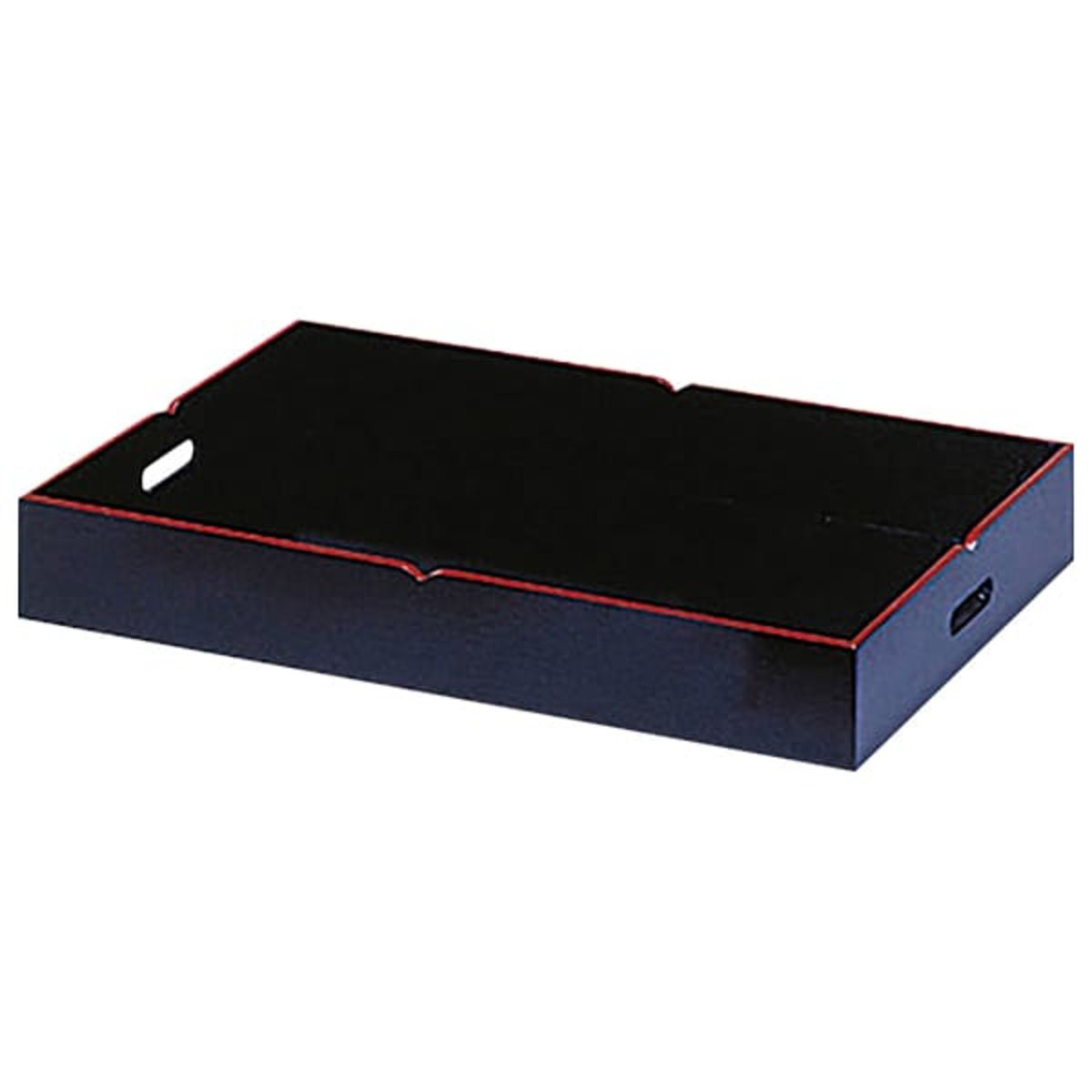 衣装盆 黒目はじき天朱 R-19-16-画像1