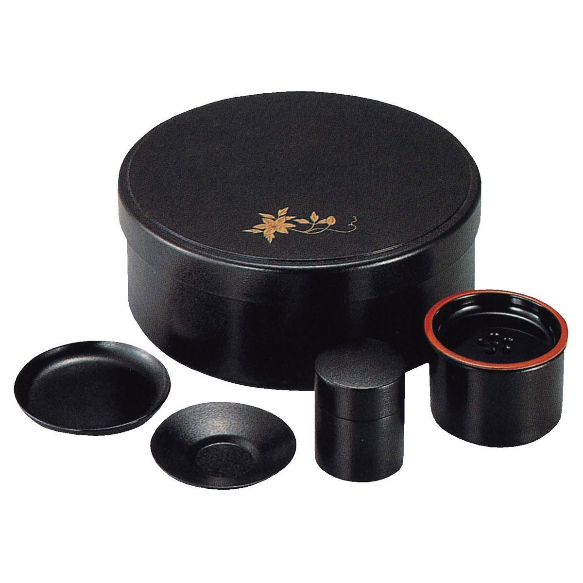 茶器セット 黒石目-画像1