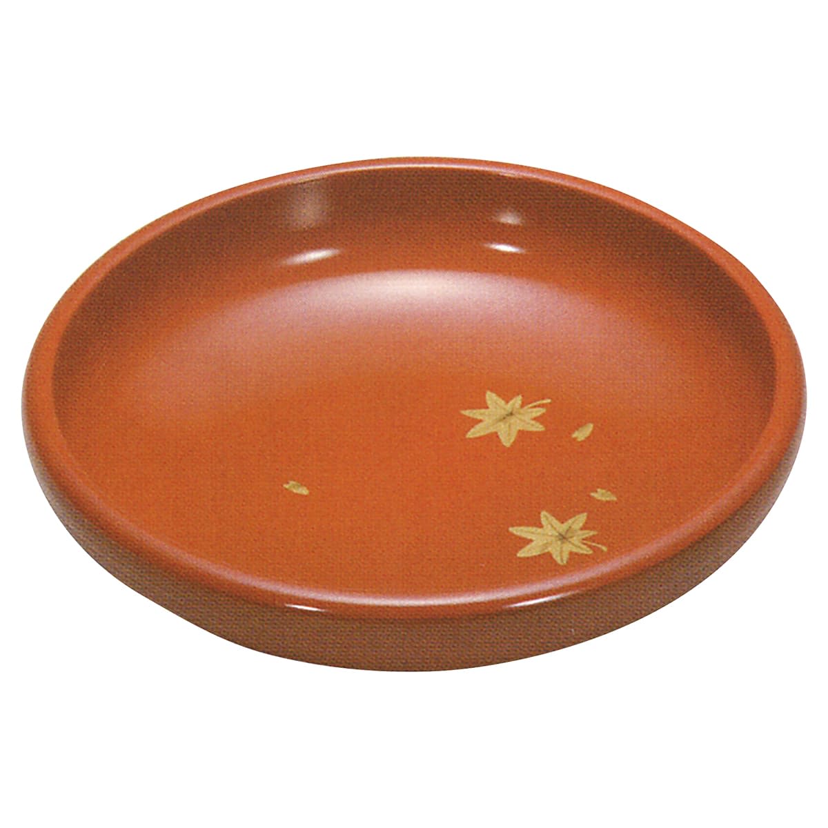 ロクロ盛器 朱 春秋 6.0 R-61-11-画像1